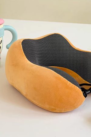 Naturetoo-U-shaped pillows,Travel Pillow - Memory Foam Cervical Neck Pillow for Adults, Kids, Children, Convenient & Portable U Shaped Pillows, Airplane Pillow for Home, Office, Camping, Travelling, Sleeping