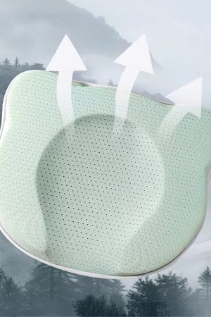 Naturetoo-Baby bolsters,Baby Head Support Cushion for Stroller & Car Seat, Portable Memory Foam Insert, Soft Breathable Travel Support, Hypoallergenic